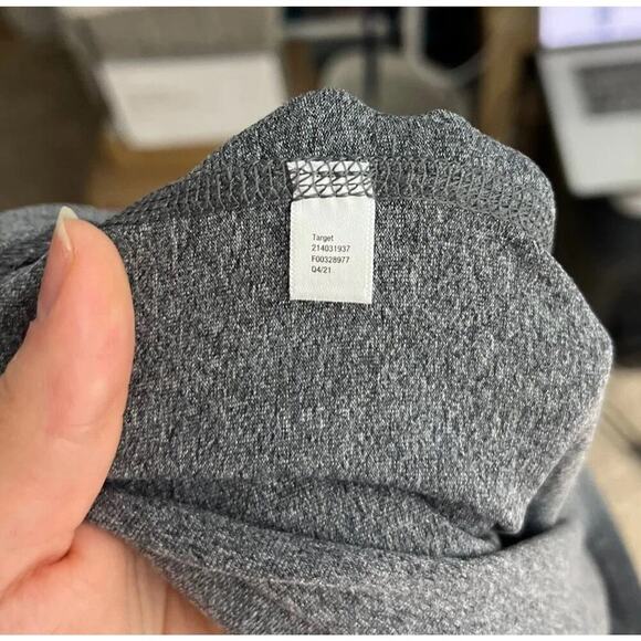 All in Motion Gray High-Rise Leggings Size Large Activewear Athleisure Stretch - Picture 3 of 5